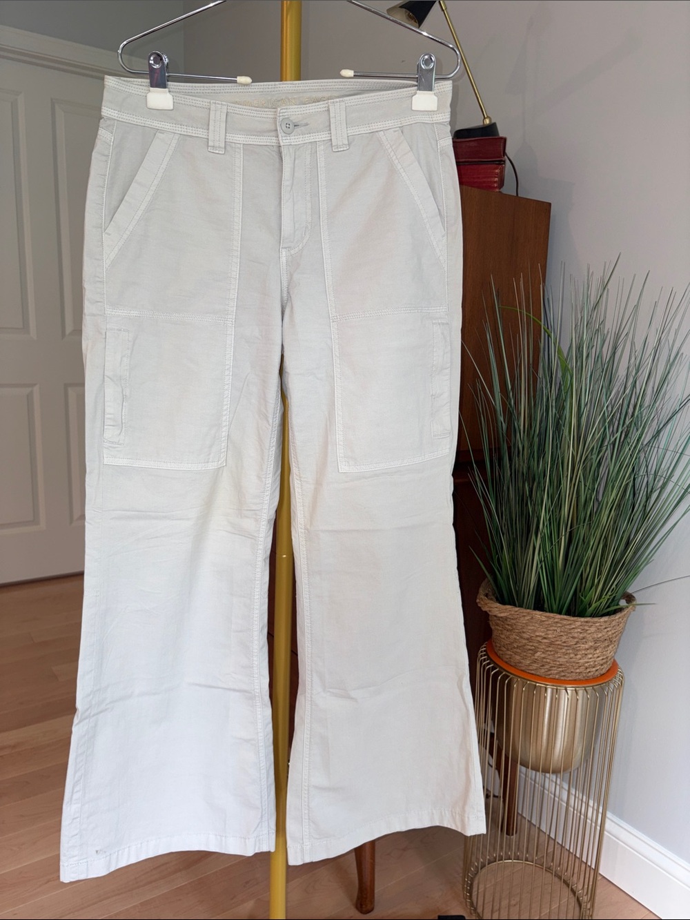 Women’s Light Cream Utility Pants